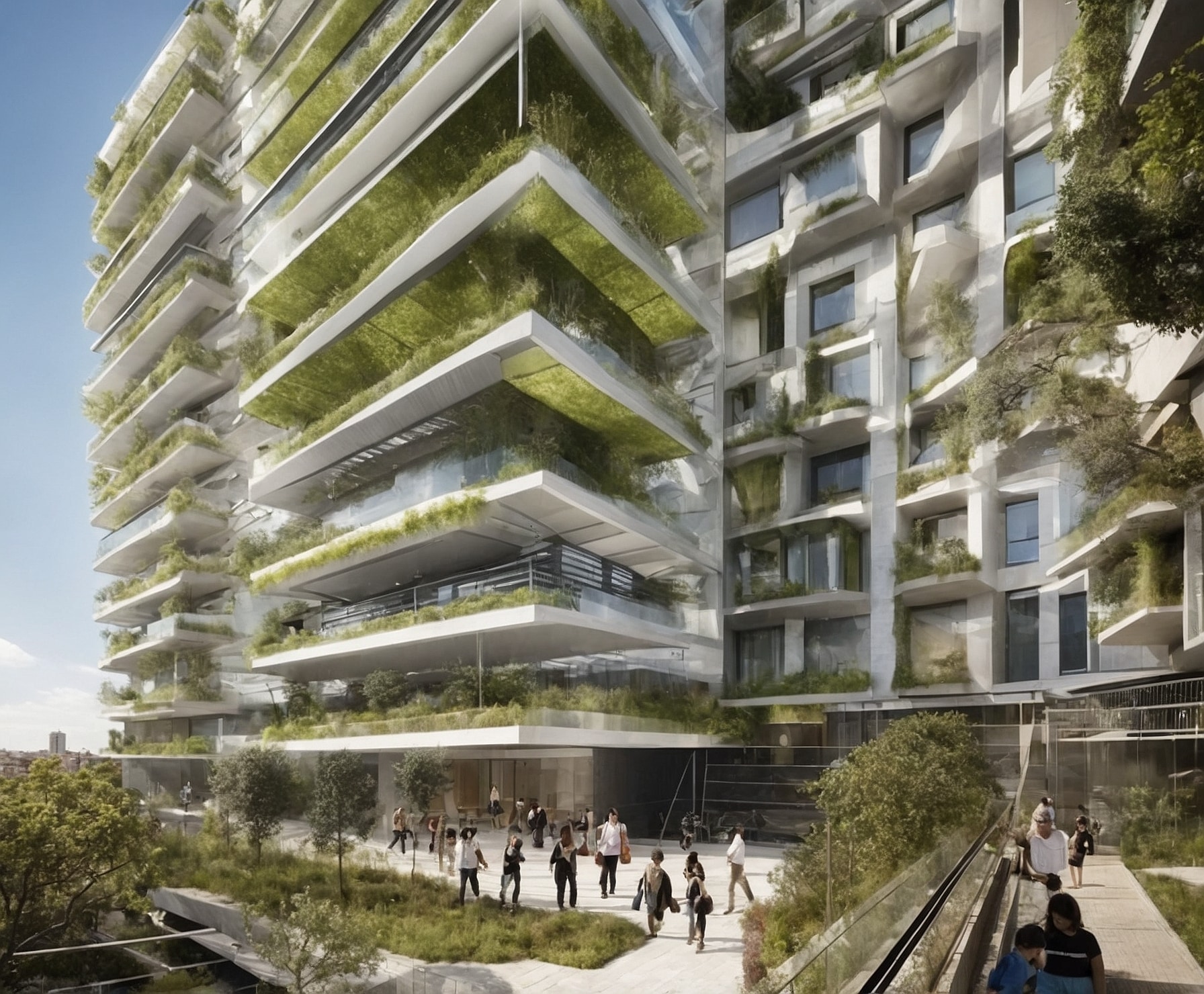 Innovador diseño urbano sostenible