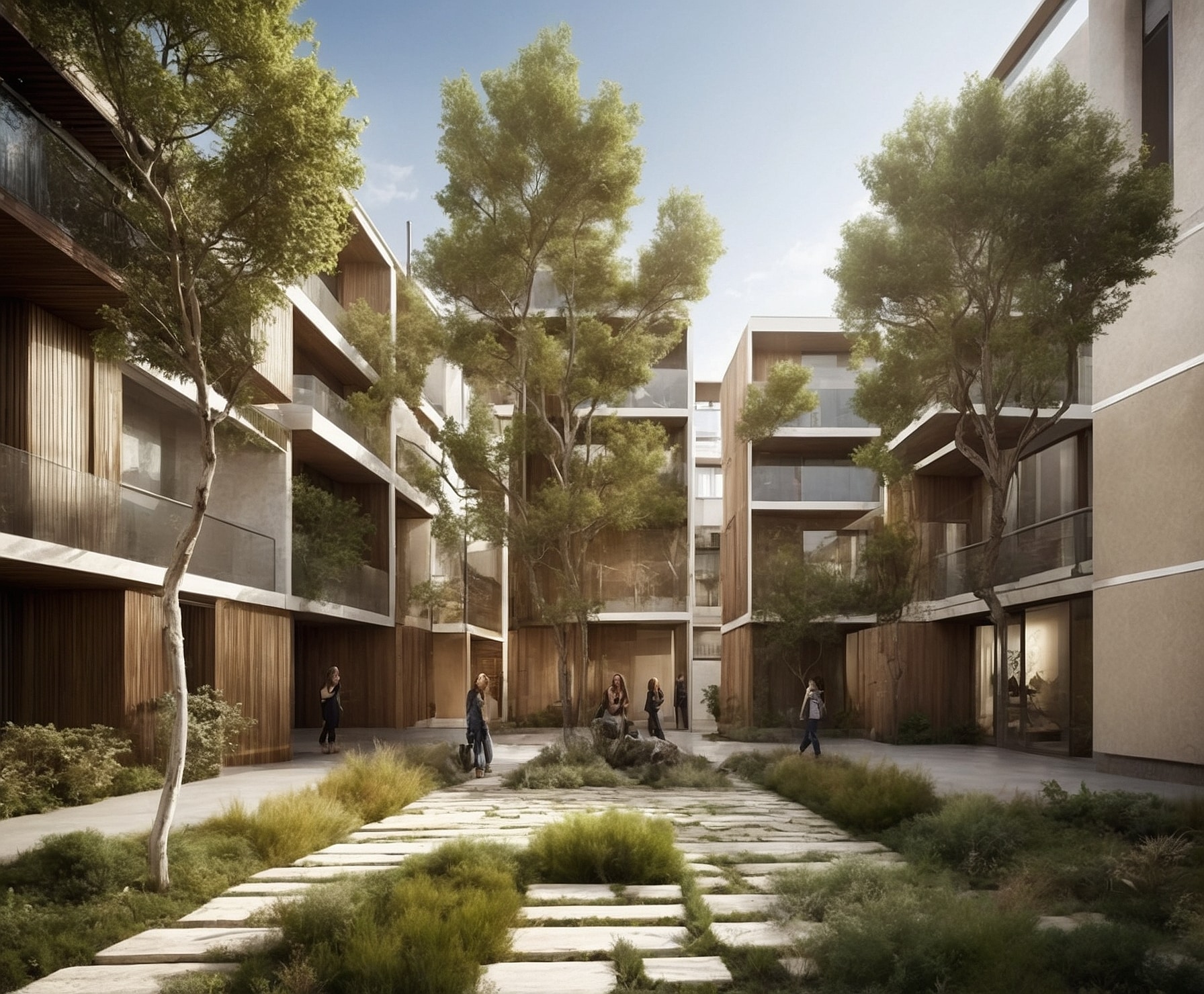 Revitalización urbana sostenible y vanguardista.